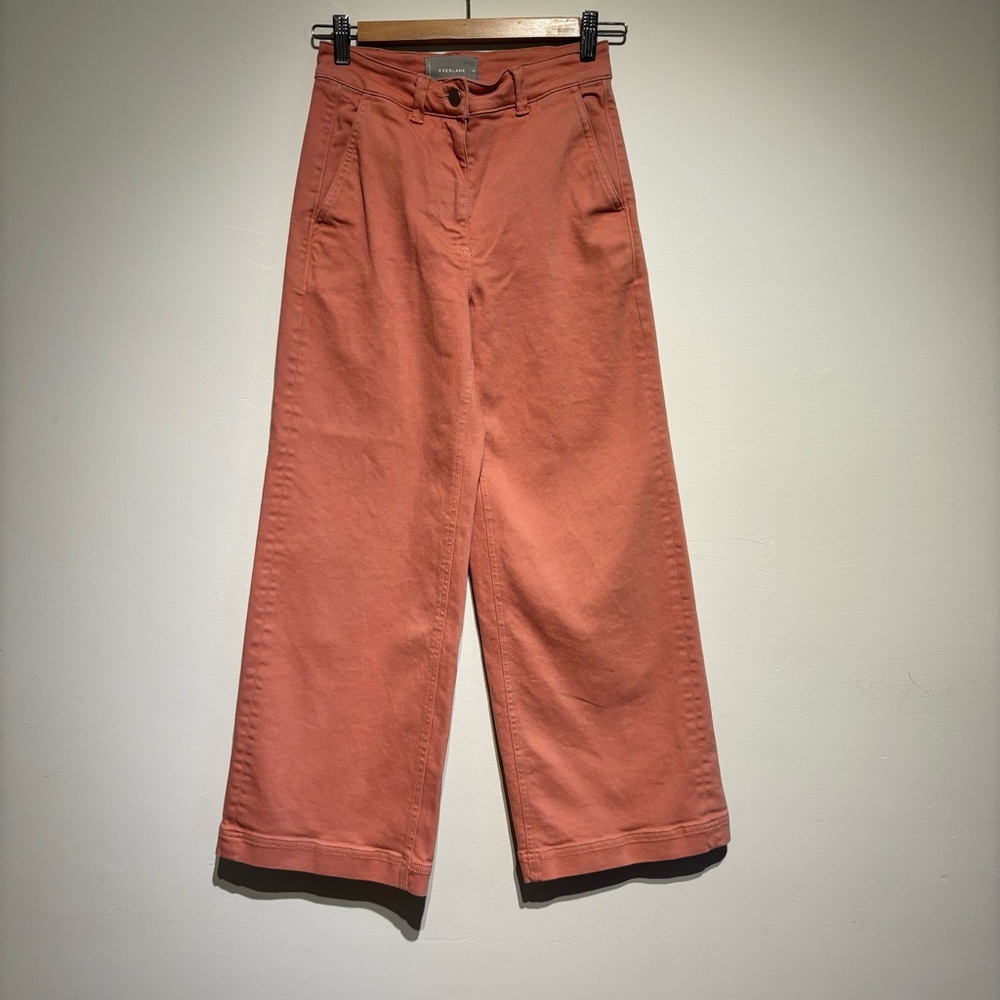 Everlane wide leg crop pant